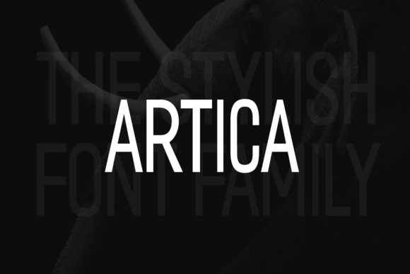 Artica: A Display Font That Commands Attention