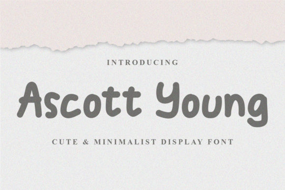 Ascott Young: A Minimalist Display Font That Elevates Small Business Branding