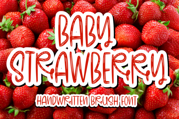 Baby Strawberry: A Playful Display Font That Delivers