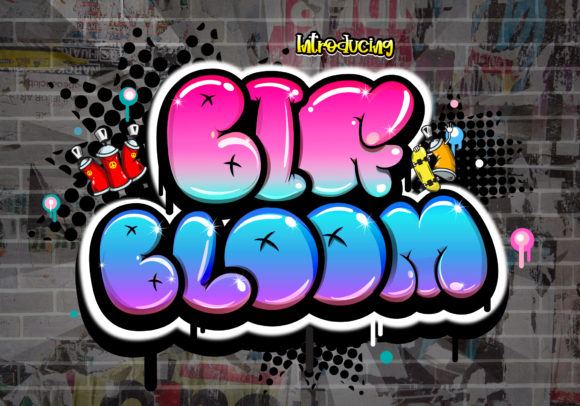 Big Bloom: A Playful Display Font for Handmade Charm