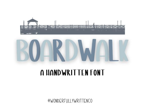Boardwalk Font: A Display Typeface That Commands Attention