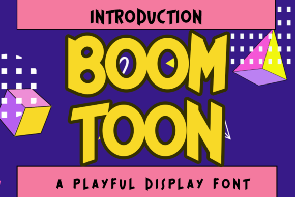 Boom Toon: A Playful Display Font That Elevates Real Small Business Branding