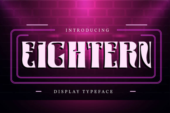 Eightern: A Retro Display Font for Editorial Impact