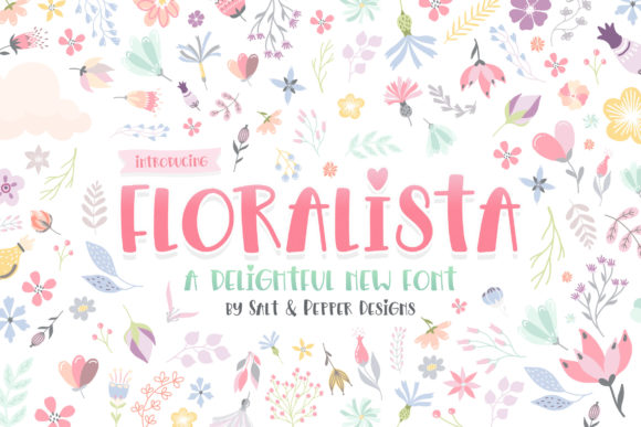 Floralista: A Playful Display Font for Authentic Branding