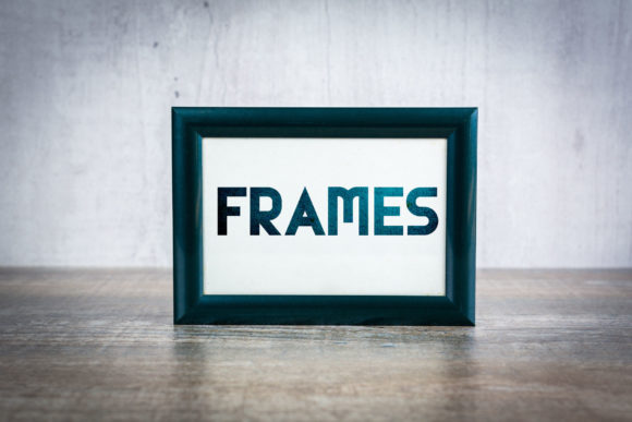 Frames: A Bold Display Font That Anchors Brand Identity