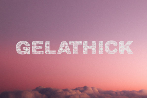 Gelathick: A Futuristic Display Font That Actually Works