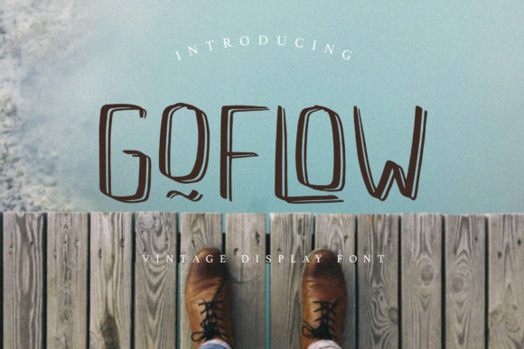 Goflow: A Cool, Thin Display Font for Editorial Impact