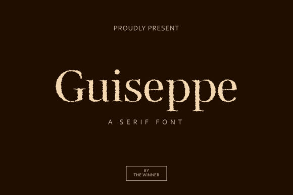 Guiseppe: A Display Font That Makes Your Headlines Instantly Clickable