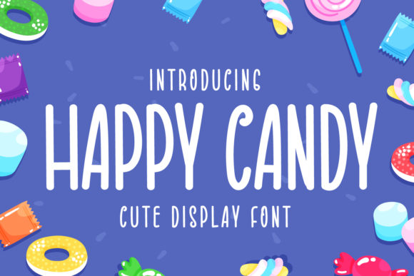 Happy Candy: A Display Font for Joyful Editorial Design