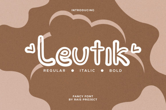 Leutik: A Playful Display Font That Delivers Personality