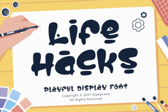 Life Hacks: A Display Font That Feels Like a Thoughtful Design Choice
