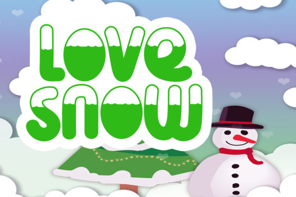 Love Snow Font: The Playful Display Typeface for Scroll-Stopping Campaigns