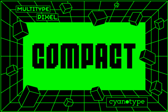 MultiType Pixel Compact: A Display Font with Quiet Confidence