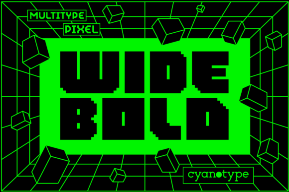MultiType Pixel Wide Bold: A Display Font That Builds Brand Recognition