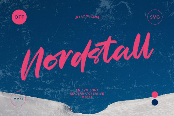 Nordstall: A Handwritten Display Font That Builds Trust