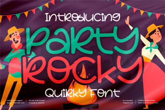 Party Rocky: A Display Font That Elevates Editorial Design