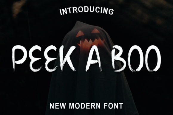 Peek a Boo: A Brushed Display Font That Feels Like Handmade Magic