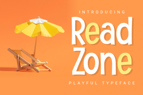 Readzone: A Playful Display Font That Pops on Screen