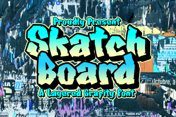 Skatchboard: A Graffiti-Styled Display Font for Bold Digital Identity