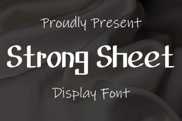 Strong Sheet: A Bold Display Font That Anchors Digital Branding