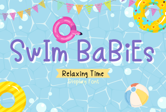 Swim Babies: A Friendly Display Font That Makes Your Brand Feel Like Home