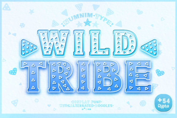 Wild Tribe: A Display Font That Feels Like Playtime on the Page